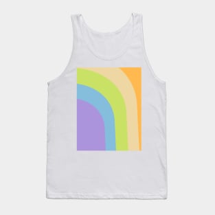 Boho positive aura rainbow pattern Tank Top